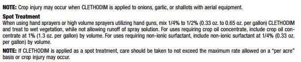 Clethodim Hand sprayer rates.JPG